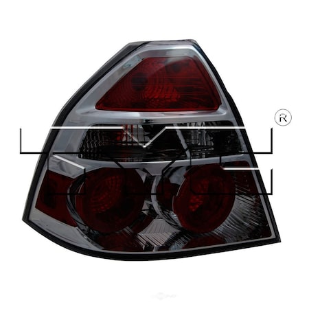 Tyc Capa Certified Tail Light Assembly 11-6333-90-9