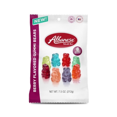 Albanese Confectionery Albanese Berry Gummi Bears 7.5 oz 53592