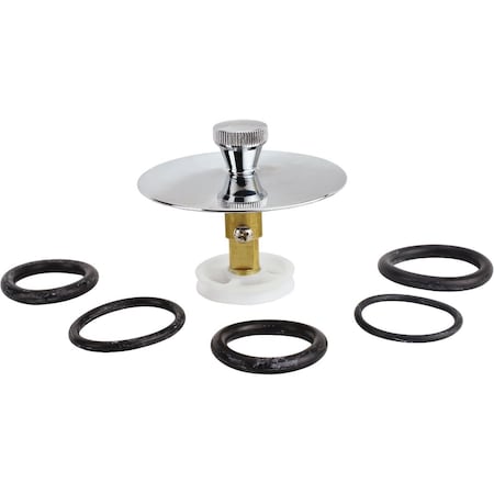 Keeney Mfg 5/16'' or 3/8'' Bathtub Drain Stopper with Polished Chrome Finish K826-36PC