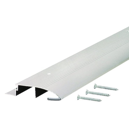 M-D Building Products 0 Bumper Threshold with Insert, 36 in L, 312 in W, Aluminum 8599