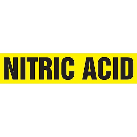 Accuform ASME ANSI PIPE MARKER NITRIC ACID RPK529STB