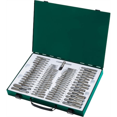 Grizzly Precision 110-Pc. Metric M2 HSS Tap & Die Set T34070