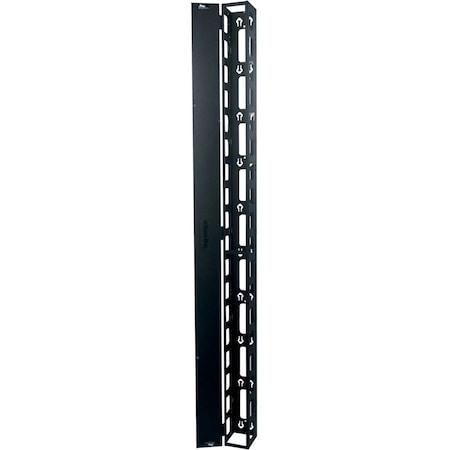 Middle Atlantic 45 SPACE RLA SERIES, RELAY RACK CABLE MGR, BLACK FINISH RLA-CC