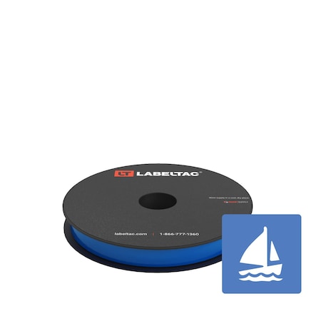 Labeltac Marine Supply 0.5in x 150ft LT4/Pro X, Blue LT0507MN