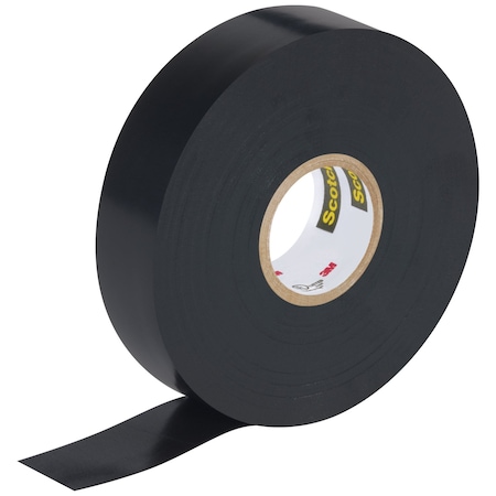 Scotch 1 1/2in x 44ft Black (10 Rolls) Vinyl Electrical Tape Super 88, 10PK T96608810PK