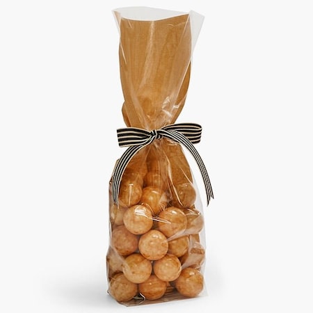 Nashville Wraps Clear with Kraft Candy Bags 1.4 mil, 3.5x2.25x12, 100PK 98283