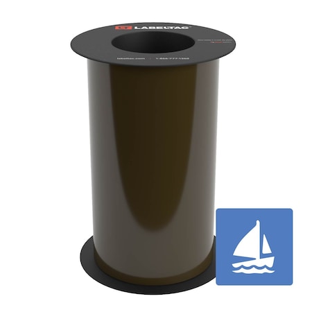 Labeltac Marine Supply 9in x 75ft LT9, Brown LT910MN-C