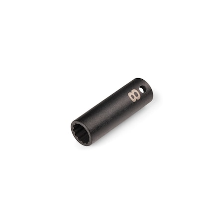 Tekton 1/4 Inch Drive x 8 mm Semi-Deep 12-Point Impact Socket SID04308