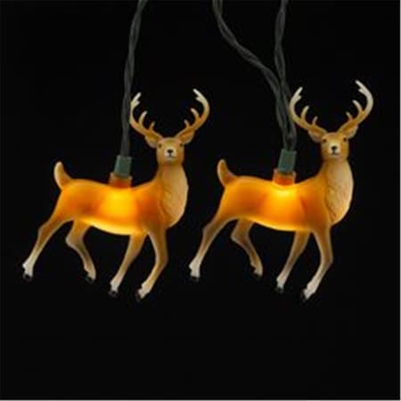 Surprise Kurt S. Adler, Inc.  Kurt Adler 10-Light 4.5'' Plastic Reindeer Light Set SU900636