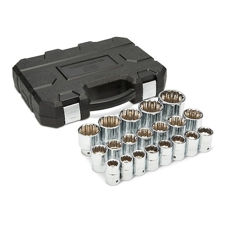 Gearwrench Socket Set SAE, 3/4 Dr 20 PC 12 Pt 80845
