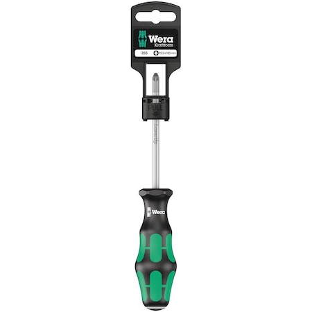 Wera 355 PZ SB Screwdriver for Pozidriv screws, PZ 1 x 80 mm 5100056001