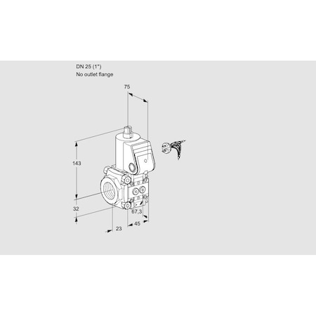 Honeywell Kromschroder VAS125/-R/NW KS88017966