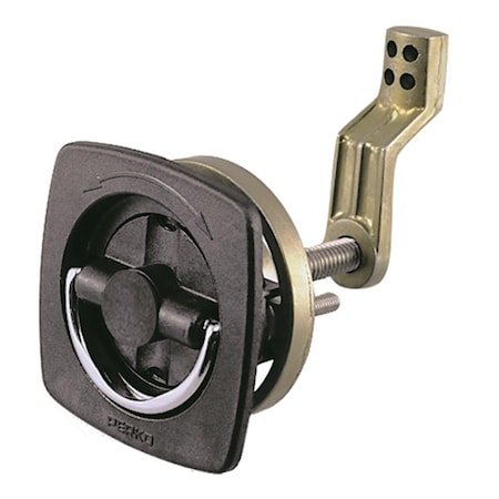 Superjock 0932DP1BLK Non-Locking Flush Latch with Offset Camera Bar, Black SU871260