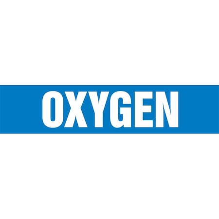 Accuform ASME ANSI PIPE MARKER OXYGEN RPK557STB
