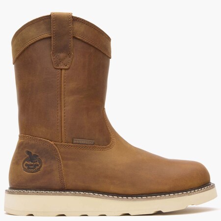 Georgia Boot Core 37, Waterproof Wedge Boot, 12 M, 10 in Height, Brown GB00666