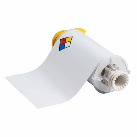 Brady All Weather Permanent Adhesive Vinyl Right-To-Know Labels for BBP85 Printer - 7'' x 10'' 130809