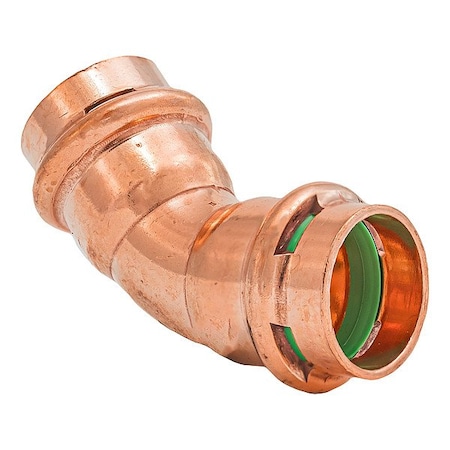 Quickfitting Surepress Elbow, Copper, Press-fit 3/4", 3/4" SPWE22-45R