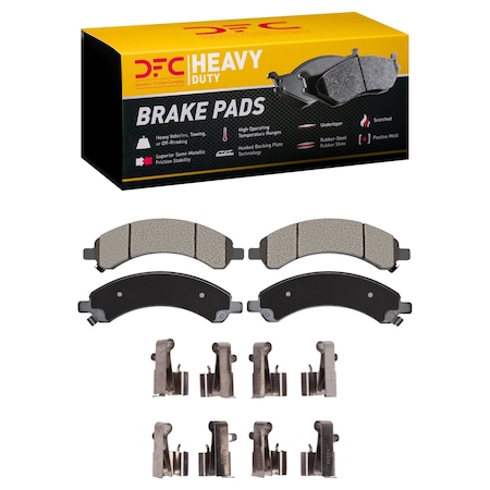 Dfc Heavy Duty Disc Brake Pad Set,  1214-0989-01