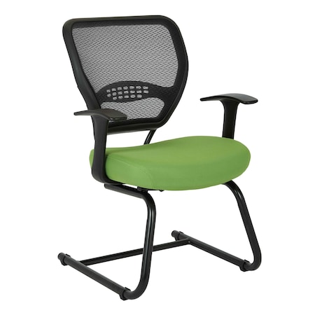 Space Seating 55 Series Professional AirGrid Back Visitors Chair, Green 5505-6