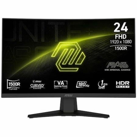 Msi MAG 244C 24 inch VA FHD Display 180Hz FreeSync Curved Gaming Monitor MAG244C