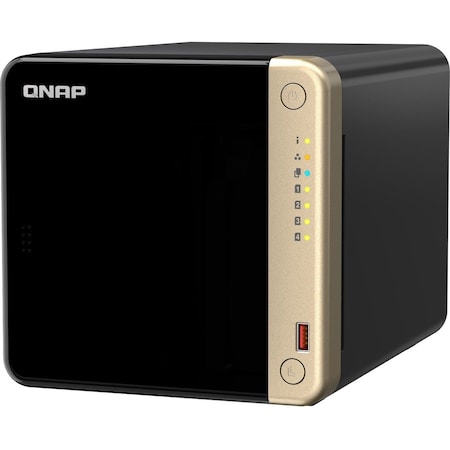 Qnap TS-464 4-BAY HIGH-PERFORMANCE DESKTOP NAS. INTEL 4C/4T PROCESSOR, BURST UP TS-464-8G-US