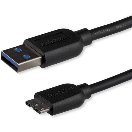Startech.Com StarTech.com 3m (10ft) Slim SuperSpeed USB 3.0 (5Gbps) A to Micro B Cable - M/M USB3AUB3MS