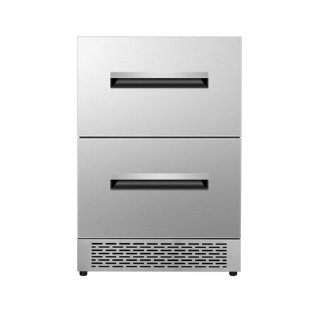 Equator Advanced Appliances Equator 24-in Convertible Ref/Freezer ADA FS/Builtin 2 Drawer Dual Temp Sabbath DRFC 5292