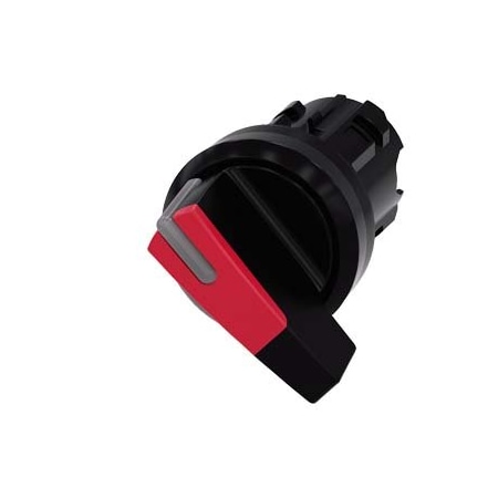 Siemens Selector switch, illuminable, 22 mm, round, plastic, red 3SU1002-2CF20-0AA0-ZY11