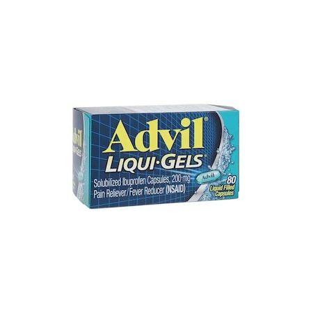 Advil NSAID Liquid Gel Capsules, 200mg, 80PK 00573016940