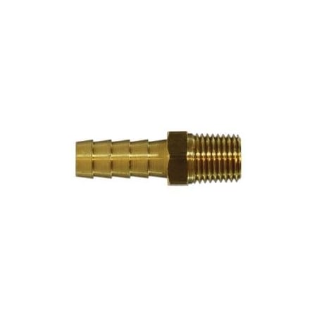 Midland Industries ADAPTER RGD 1/4IN HOSE BARBED 1/2IN MPT 201A-4D