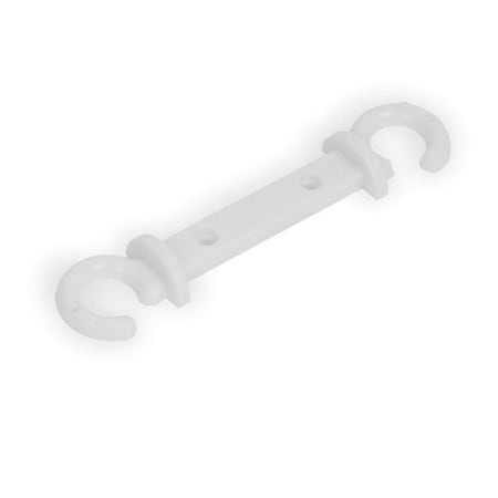 Nmc White C-Hook, 2 PCHW