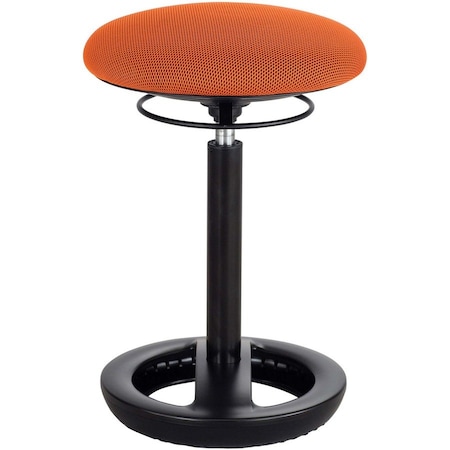 Safco Twixt Active Seating Stool - 17-22"H - Orange 3000OR