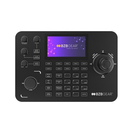 Bzbgear Universal Advanced Serial and IP PTZ Joystick Controller with 5'' Touch LCD Screen BG-COMMANDER-G2