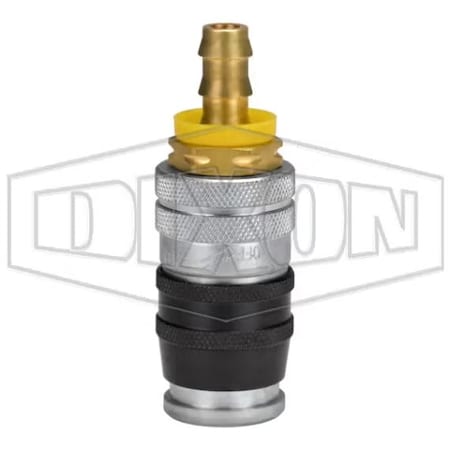 Dixon Parker by  E-Z-mate Industrial Quick Disconnect Coupler, 3/8 in Nominal, 300 psi Pressure, Steel, Do DC2644LSE
