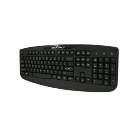 Sealshield WASHABLE MEDICAL GRADE KEYBOARD - DISHWASHER SAFE BLACKPS2 STK503P