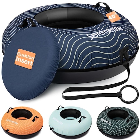 Serenelife 40 in Snow Tube for Sledding SLSNTU40NV