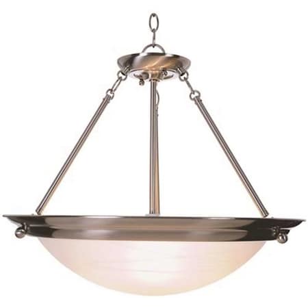 Monument 3-Light Brushed Nickel Pendant 560799