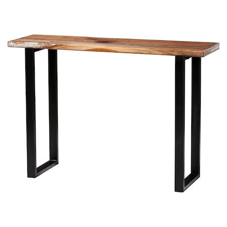 Bali & Pari Apio Wood Epoxy Console Table 264-14474-ZORO