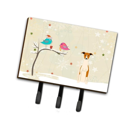 Carolines Treasures Christmas Presents Between Friends Whippet Leash or Key Holder BB2571TH68
