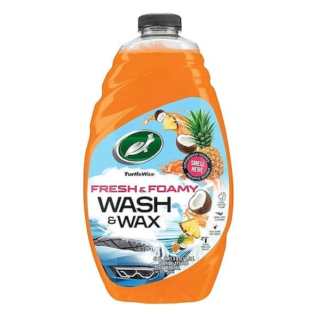 Turtle Wax Vehicle Wash and Wax, 48 fl oz, Water Base 54350