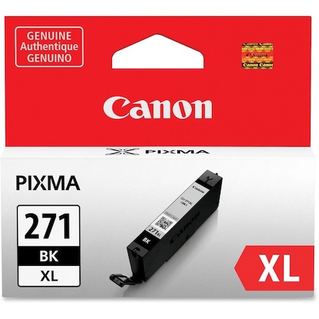 Canon Cartridge, Ink Jet, HY, Black CLI271XLBK