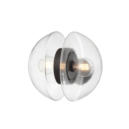 Hudson Valley Lighting Kert 2 Light Wall Sconce 11.75 In. Black Brass 9403-BBR