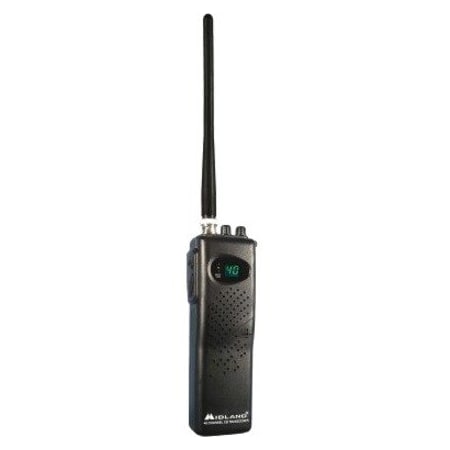 Midland Radio CB Radio, LCD, Black, 27 MHz 75-785