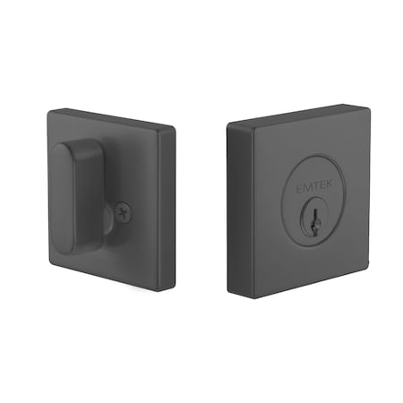 Emtek Residential Deadbolts Single Cylinder Matte Black EE2110MB