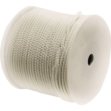 Baron Rope, 3/8 in Dia, 500 ft L, 175 lb Working Load, Nylon/Poly, Silver/White 54213
