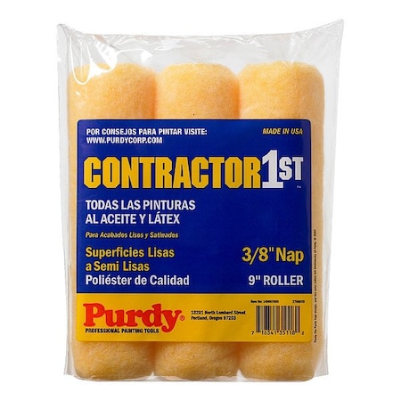 Purdy Paint Roller Cover, PK 3 14E867000