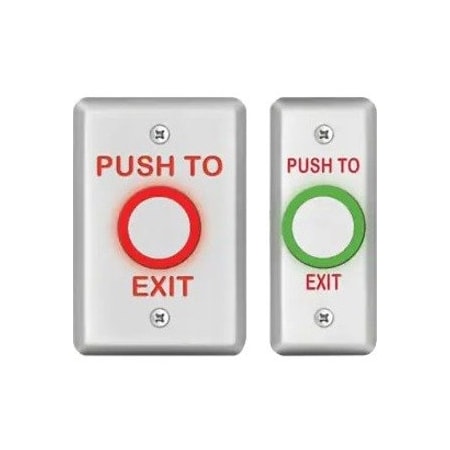 Sdc Exit Push Button, 1-3/4 in. W 463NU