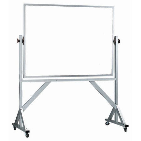 Aarco Silver Anodized Reversible Freestanding Board 36"x48" WARC3648