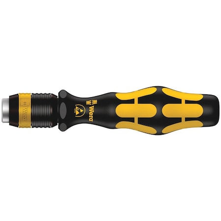 Wera 813 R ESD Bitholding screwdriver, non-magnetic, 1/4 in x 90 mm 5051273001