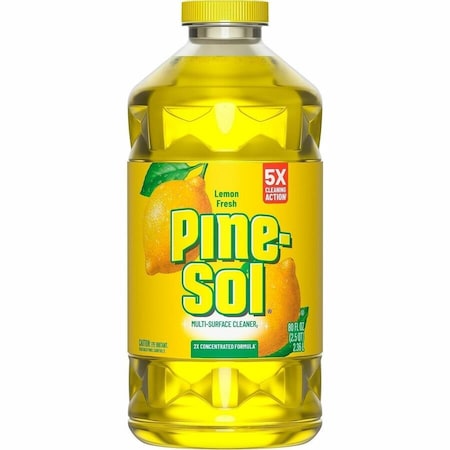 Pine-Sol Lemon Scent Concentrated All Purpose Cleaner Liquid 80 fl. oz. 60162